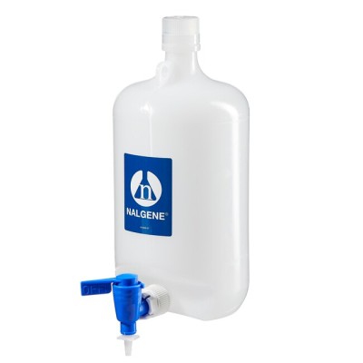 Nalgene™ LDPE, Round Carboy with Spigot