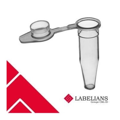 Tube PCR Ahn® 0,2ml naturel avec cape plate