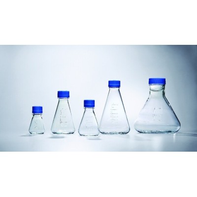 Nalgene™ Single-Use PETG Erlenmeyer Flasks with Baffled Bottom: Sterile